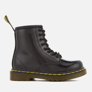 Dr. Martens Kids' 1460 T Patent Lamper Lace Up Boots - Black
