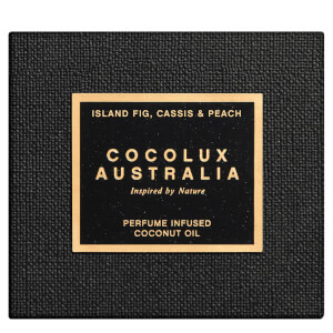 Cocolux Australia Island Fig, Cassis and Peach Luna Brass Candle 225g