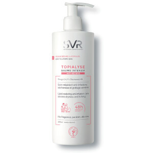 SVR Topialyse Intensively Nourishing Face + Body Balm for Extremely, Sensitive, Inflamed + Eczema-Prone Skin of All Ages - 400ml
