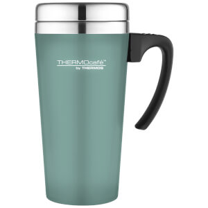 Thermos ThermoCafe Soft Touch Travel Mug - Duck Egg 420ml