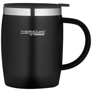 Thermos ThermoCafe Soft Touch Desk Mug - Black 450ml