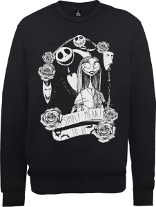 Felpa Disney The Nightmare Before Christmas Jack Skellington And Sally Black