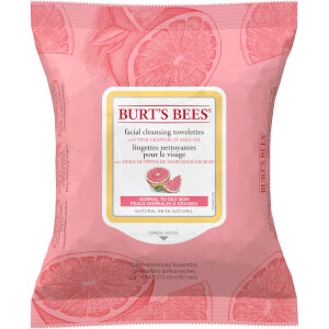 Toallitas limpiadoras faciales de Burt's Bees - Pink Grapefruit (30 unidades)