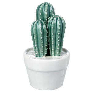 Parlane Jose Ceramic Cactus - White/Green (130 x 75mm)