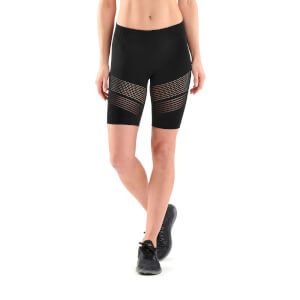 Skins DNAmic Women's Square Seamless Shorts - Black