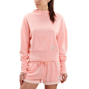 Skins Activewear Women's Wireless Sport Crew Neck Fleece - Peach Marle