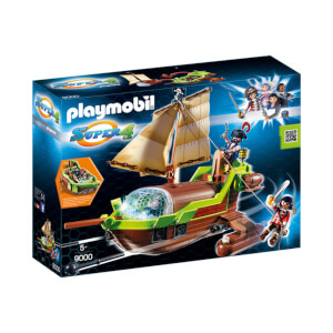 Playmobil Super 4 Floating Pirate Chameleon with Ruby (9000)