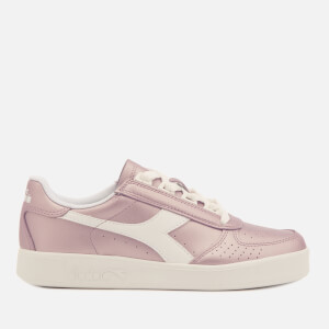 Diadora Women's B.Elite I Metallic Leather Trainers - Burlwood Pink