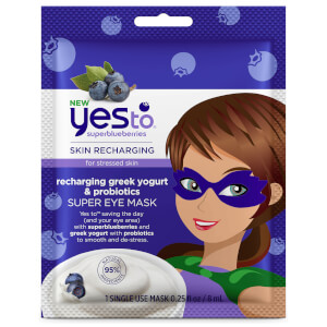 Маска для придания тонуса коже вокруг глаз yes to Blueberries Skin Recharging Super Eye Mask