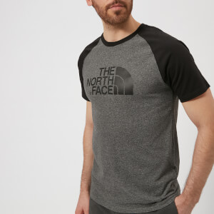 The North Face Men's Raglan Easy Short Sleeve T-Shirt - TNF Medium Grey Heather