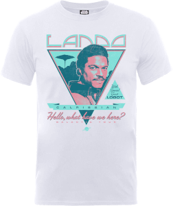 T-Shirt Homme Lando Rock Poster - Star Wars - Blanc