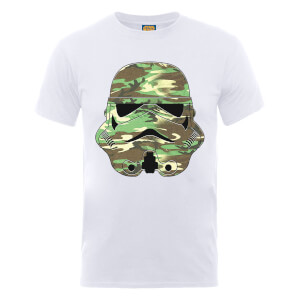 T-Shirt Homme Stormtrooper Camouflage - Star Wars - Blanc