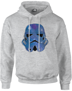Sweat à Capuche Homme Stormtrooper de l'Espace - Star Wars - Gris