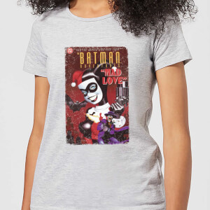 DC Comics Batman Harley Mad Love Women's T-Shirt - Grey
