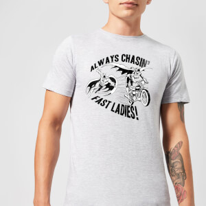 T-Shirt Homme Batman et Batgirl (DC Comics) - Gris