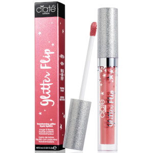 Жидкая матовая помада с блестками, меняющая текстуру Ciaté London Glitter Flip Lipstick - Valentine