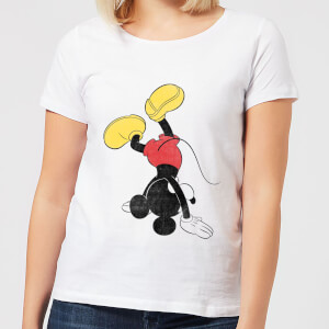 Disney Mickey Mouse Upside Down Women's T-Shirt - White