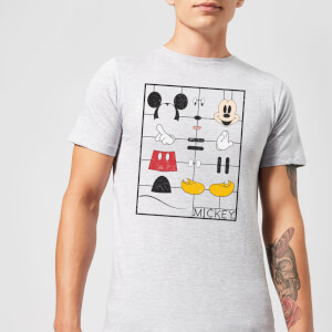 Disney Mickey Mouse Construction Kit T-Shirt - Grey