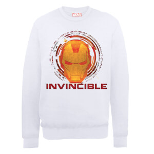 Marvel Avengers Assemble Iron Man Invincible Sweatshirt - White