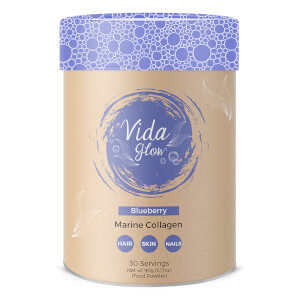 Vida Glow Marine Collagen Loose Powder - Blueberry 90g