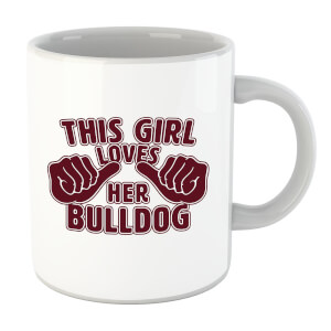 This Girl Loves Her Bulldog Mug
