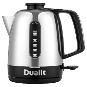 Dualit 72310 Domus Jug Kettle 1.5L - Polished Steel/Black