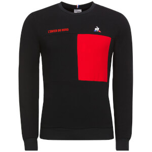 Le Coq Sportif Tour de France 2018 L'Enfer Du Nord Sweatshirt - Black/Red
