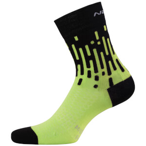 Nalini Tornado Lady Socks - Fluro Yellow/Black