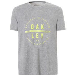Oakley Men's 50-DTP Circle T-Shirt - Heather Grey