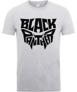 Black Panther Emblem T-Shirt - Grey