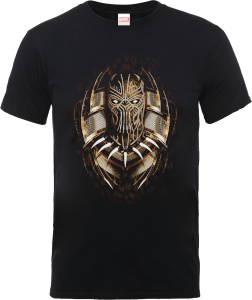 Black Panther Gold Erik T-Shirt - Black