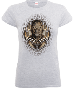 Black Panther Gold Erik Women's T-Shirt - Grey