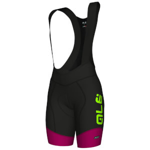 Alé Women's R-EV1 Master Bib Shorts - Black/Purple