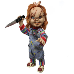 Chucky Mezco Doll with Sounds and Scarred Face - 15 Inch