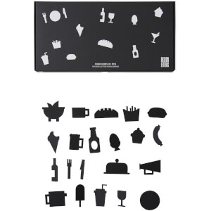 Design Letters Party Icons for Message Board - Black