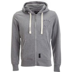 Chaqueta capucha Crosshatch Laramie - Hombre - Gris claro