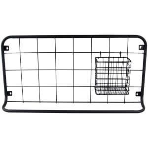 Present Time Open Grid Kitchen Rack Set - Matt Black