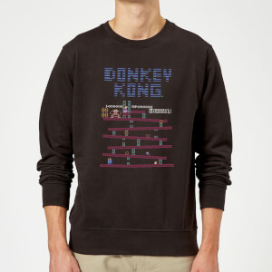 Nintendo Donkey Kong Retro Sweatshirt - Black