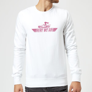 Nintendo Mario Kart Here We Go Peach Sweatshirt - White