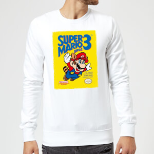 Sweat Homme Super Mario Bros 3 - Nintendo - Blanc