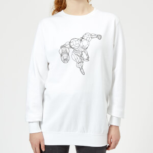 Sweat Femme Super Metroid (Nintendo) Samus - Blanc