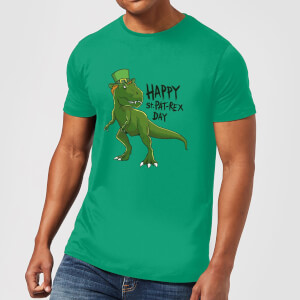 Beershield Happy St Pat-Rex T-Shirt - Kelly Green