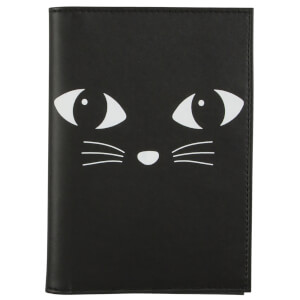 Sass & Belle Black Cat Passport Holder