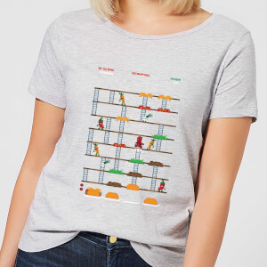 Marvel Deadpool Retro Game Women's T-Shirt - Grey