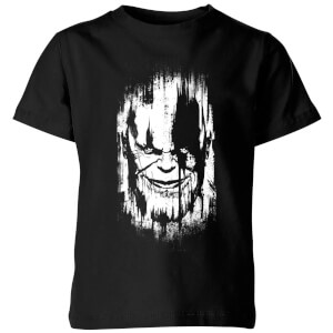 T-Shirt Enfant Avengers Infinity War ( Marvel) Visage Thanos - Noir