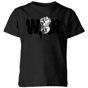 T-Shirt Enfant Avengers Infinity War ( Marvel) War Fist - Noir
