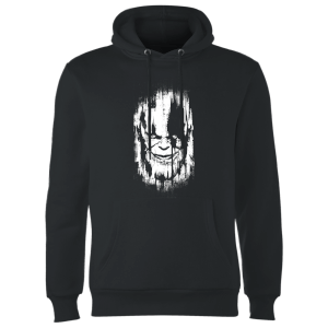 Marvel Avengers Infinity War Thanos Face Hoodie - Black