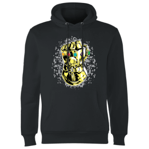 Marvel Avengers Infinity War Fist Comic Hoodie - Black