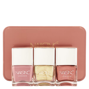 Trio de Vernizes de Unhas Palette Nudemetallics da nails inc. 3 x 14 ml