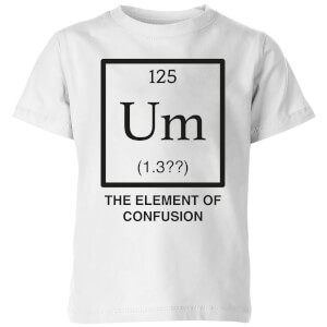 The Element Of Confusion Kids' T-Shirt - White
